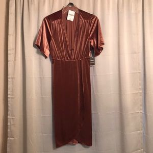 Forever 21 - Suede burnt orange slip dress